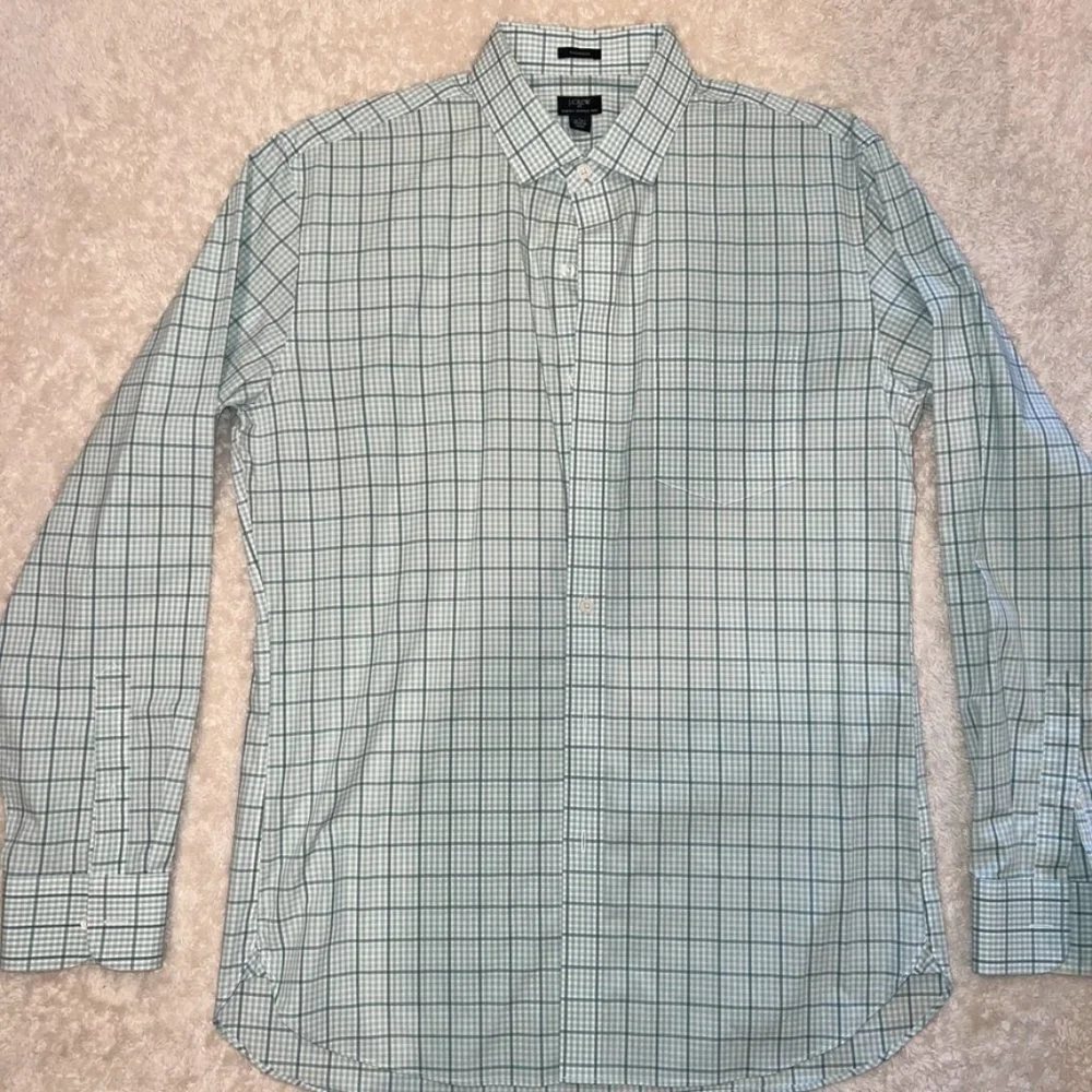 J Crew Button Down Stretch Size L